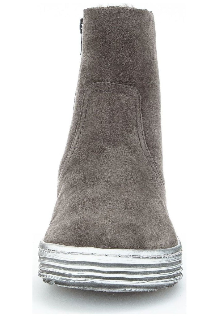 Gabor Stiefelette Veloursleder Pepper
