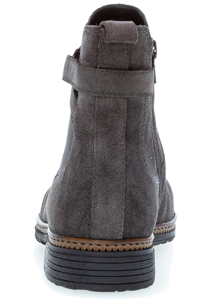Gabor Stiefelette Veloursleder Pepper