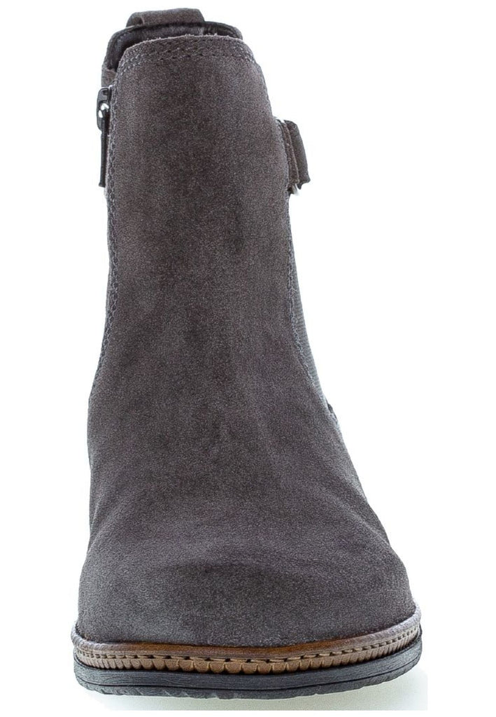 Gabor Stiefelette Veloursleder Pepper