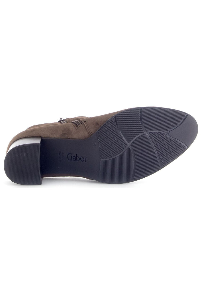 Gabor Stiefelette Veloursleder Reh