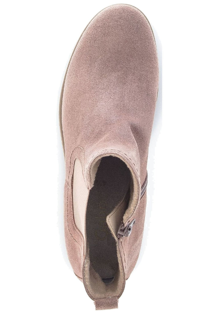 Gabor Stiefelette Veloursleder Rose Warmfutter