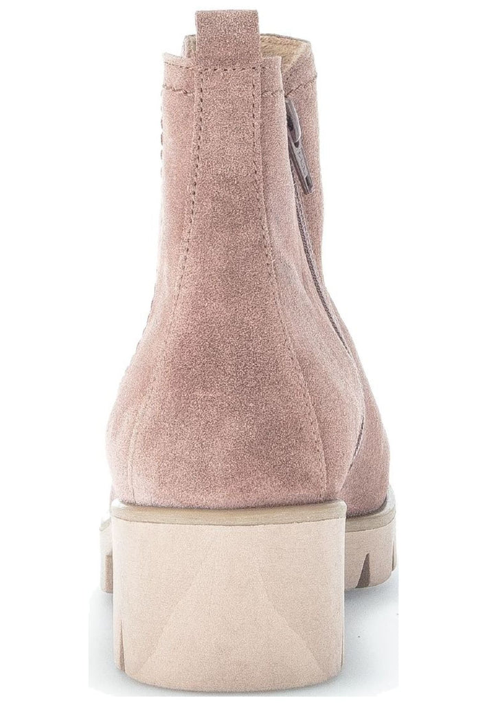 Gabor Stiefelette Veloursleder Rose Warmfutter