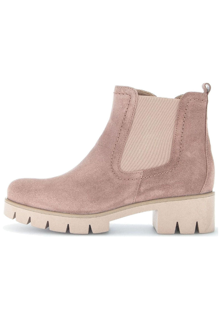 Gabor Stiefelette Veloursleder Rose Warmfutter