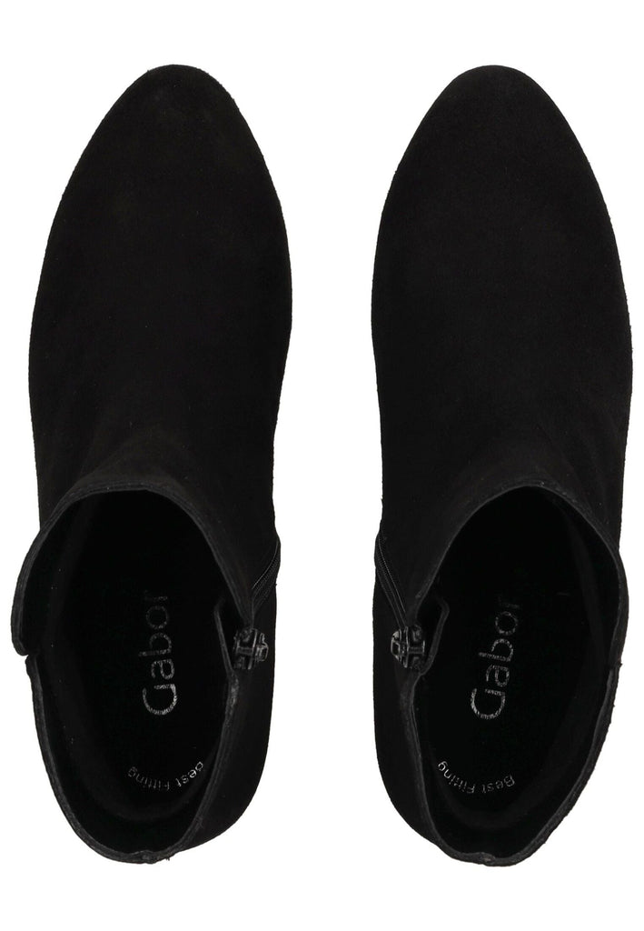 Gabor Stiefelette Veloursleder Schwarz