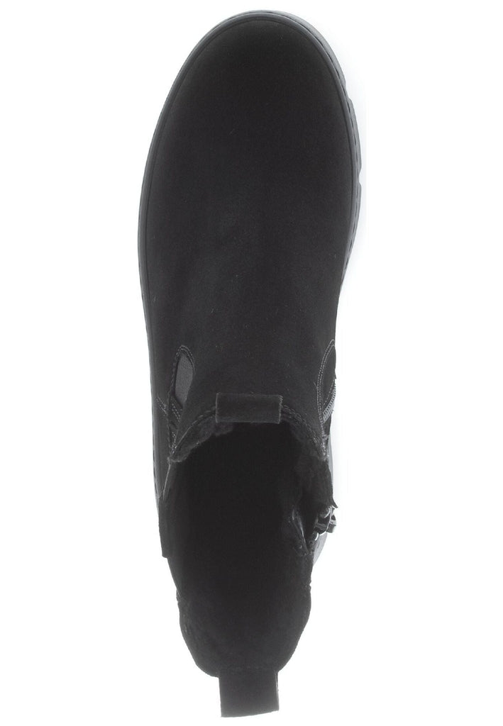 Gabor Stiefelette Veloursleder Schwarz