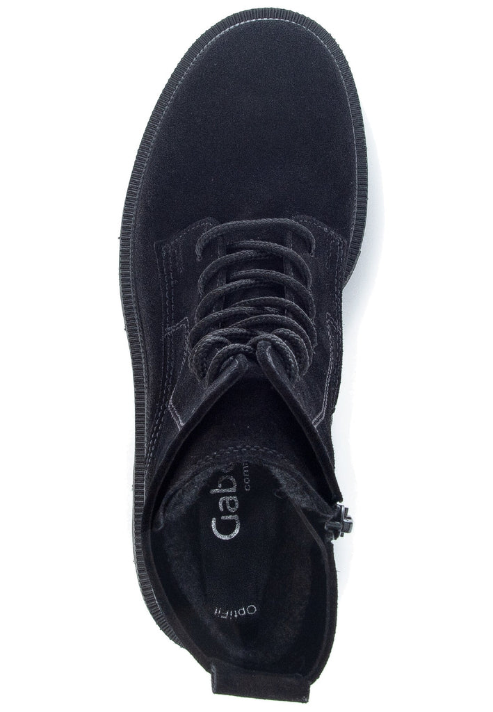 Gabor Stiefelette Veloursleder Schwarz