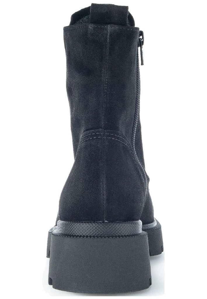 Gabor Stiefelette Veloursleder Schwarz