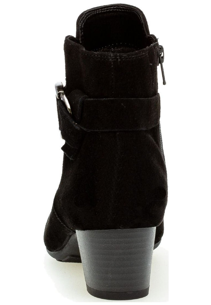Gabor Stiefelette Veloursleder Schwarz