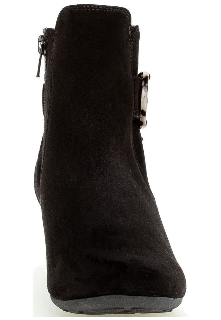 Gabor Stiefelette Veloursleder Schwarz