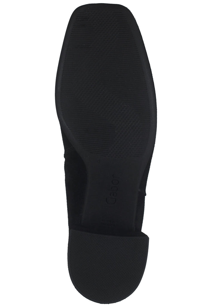 Gabor Stiefelette Veloursleder Schwarz