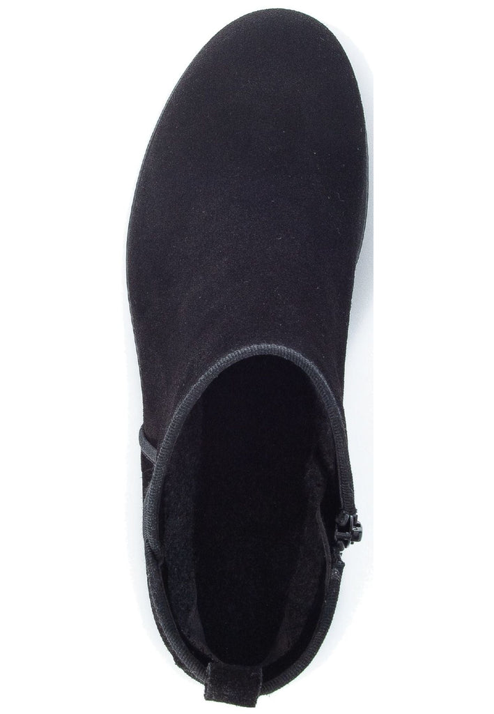 Gabor Stiefelette Veloursleder Schwarz