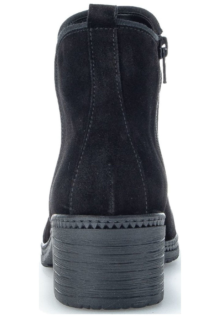 Gabor Stiefelette Veloursleder Schwarz