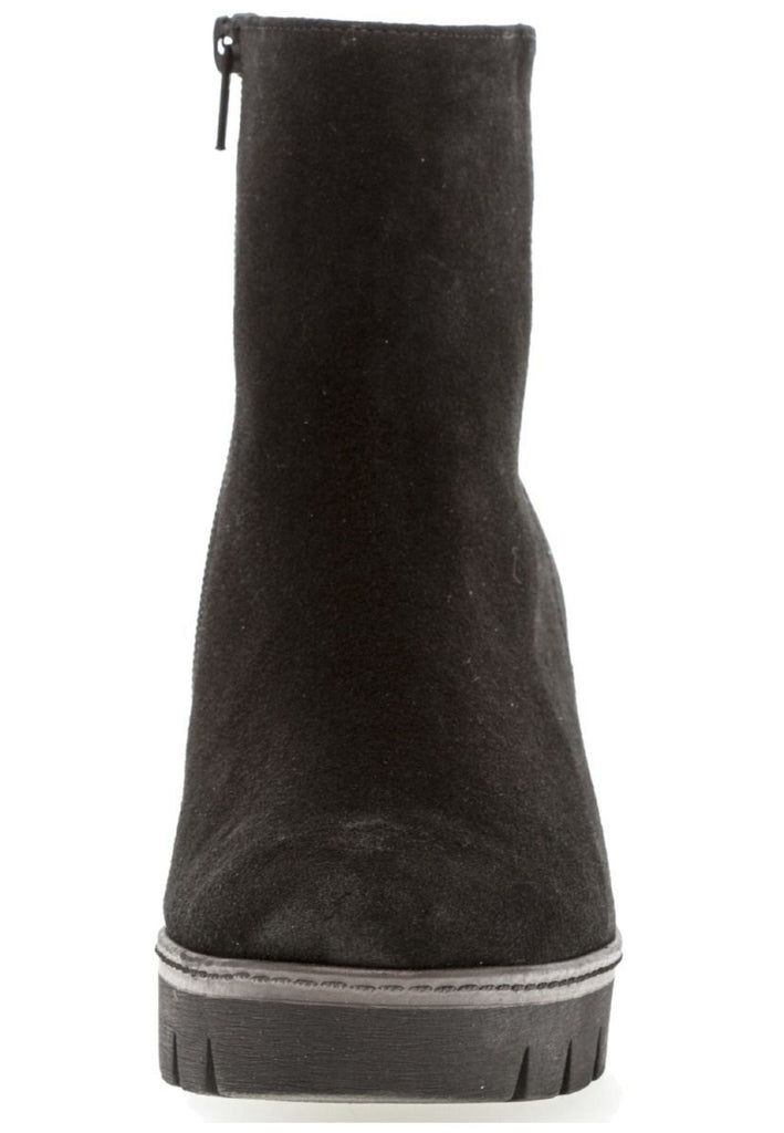 Gabor Stiefelette Veloursleder Schwarz