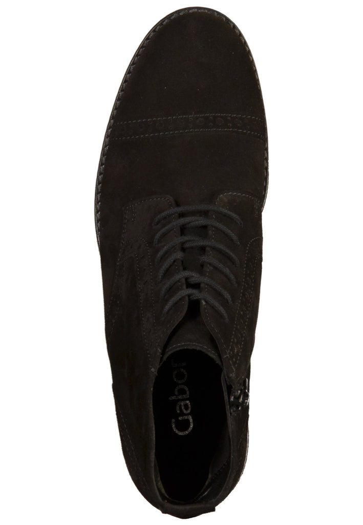 Gabor Stiefelette Veloursleder Schwarz