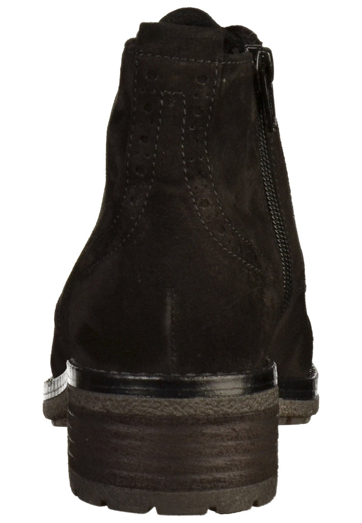Gabor Stiefelette Veloursleder Schwarz