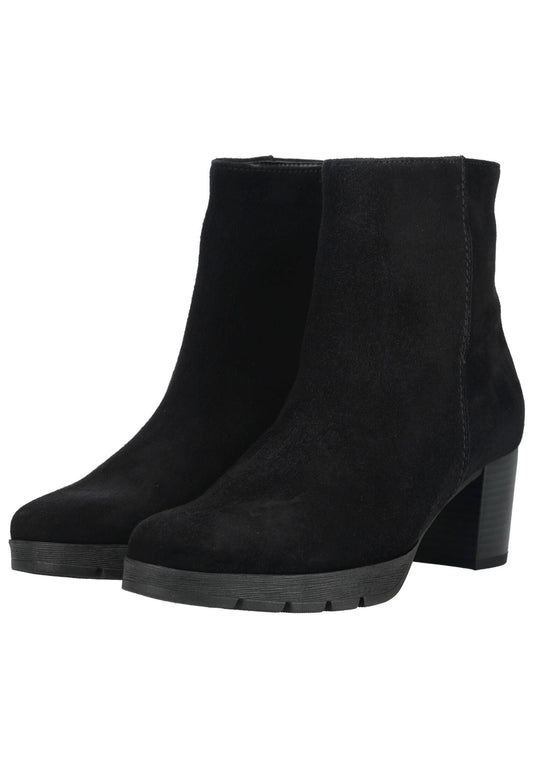 Gabor Stiefelette Veloursleder Schwarz