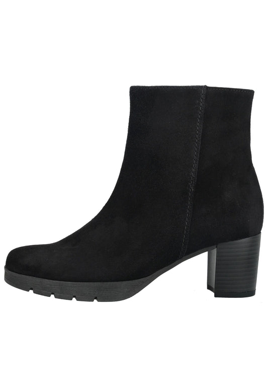 Gabor Stiefelette Veloursleder Schwarz
