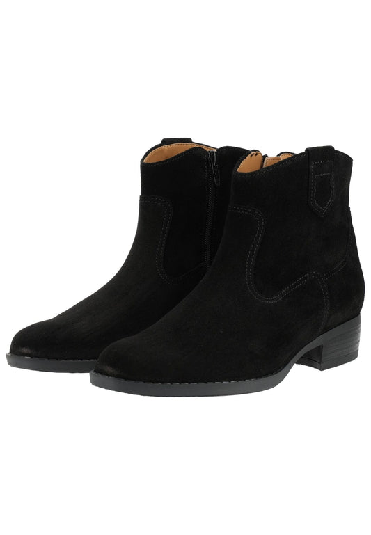 Gabor Stiefelette Veloursleder Schwarz