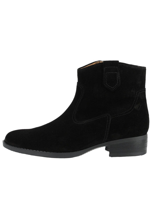 Gabor Stiefelette Veloursleder Schwarz