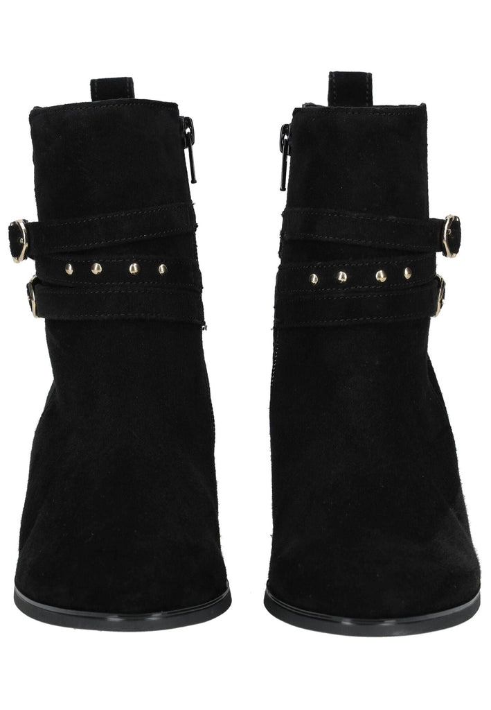 Gabor Stiefelette Veloursleder Schwarz/Gold