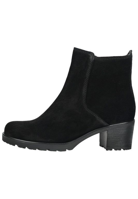 Gabor Stiefelette Veloursleder Schwarz/Schwarz