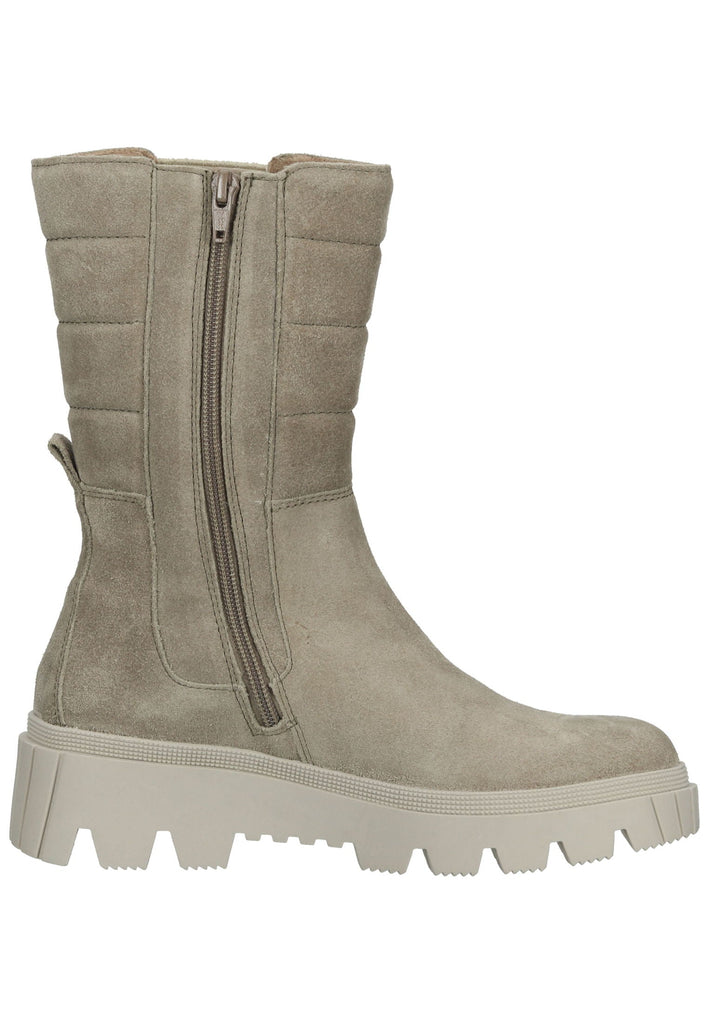 Gabor Stiefelette Veloursleder/Textil Beige