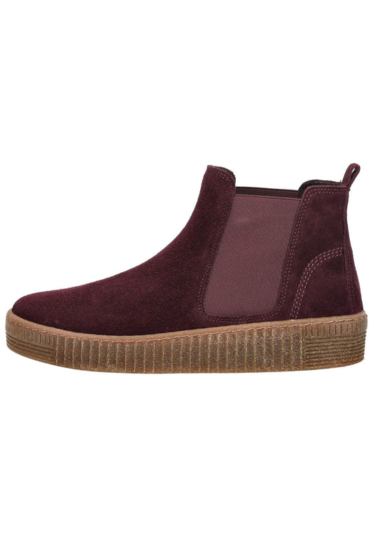 Gabor Stiefelette Veloursleder/Textil Bordeaux