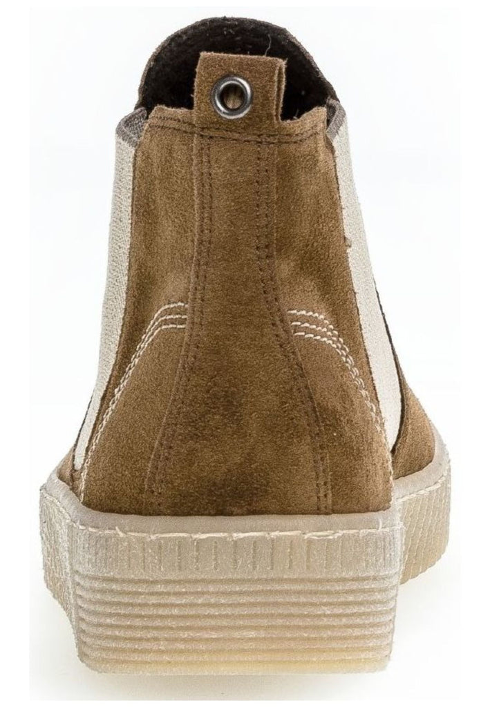 Gabor Stiefelette Veloursleder/Textil Cognac