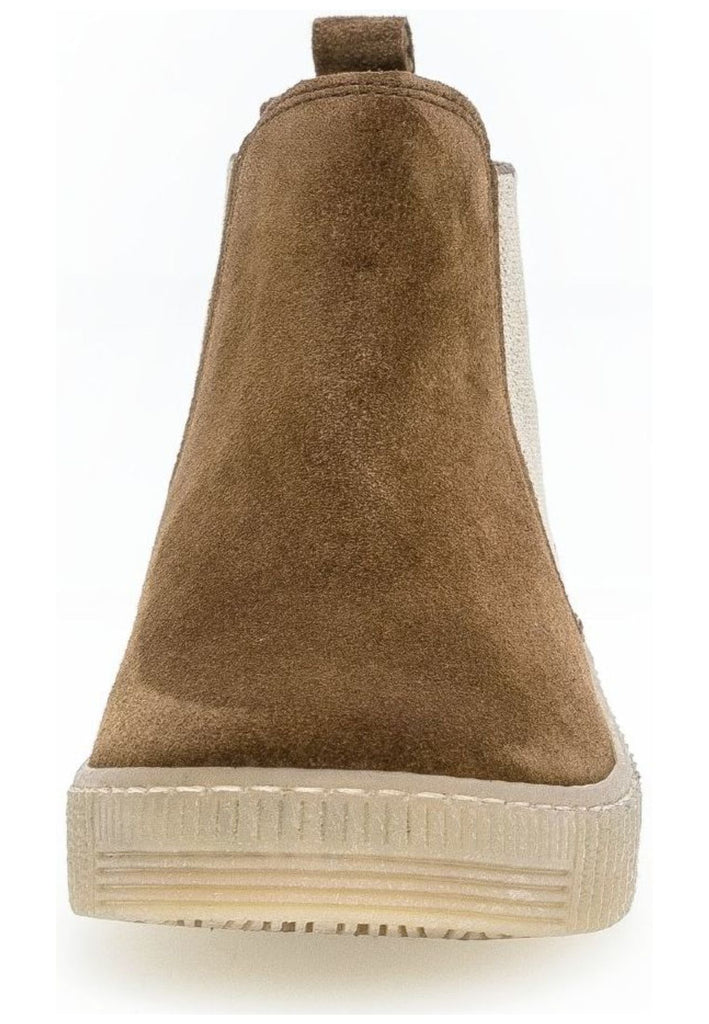 Gabor Stiefelette Veloursleder/Textil Cognac