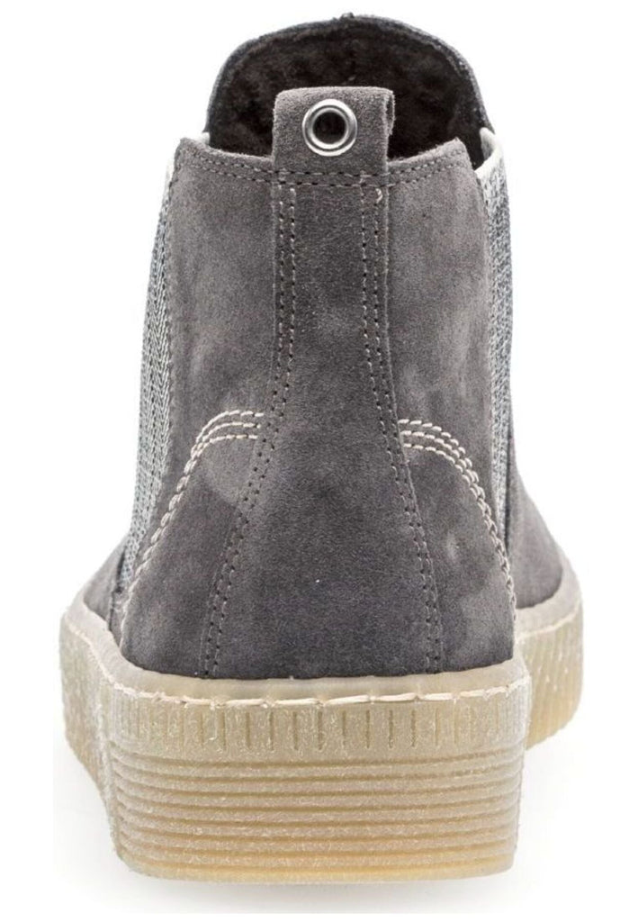 Gabor Stiefelette Veloursleder/Textil Dunkelgrau