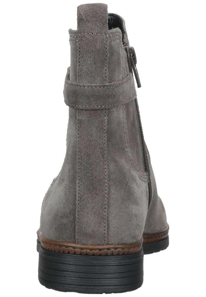 Gabor Stiefelette Veloursleder/Textil Dunkelgrau Warmfutter