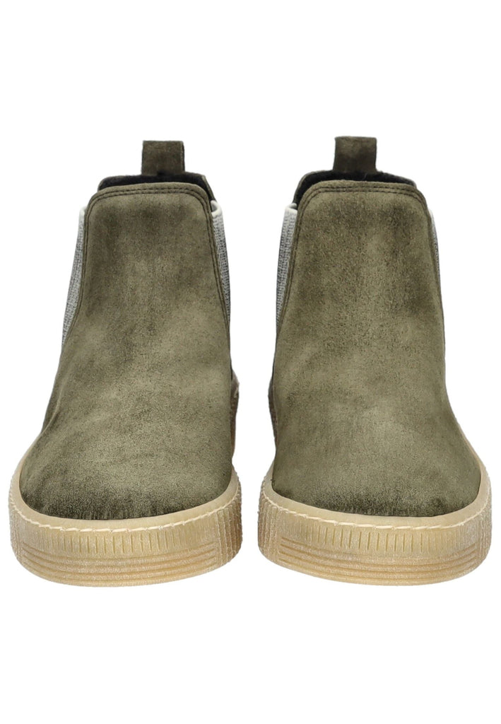 Gabor Stiefelette Veloursleder/Textil Dunkelgrün