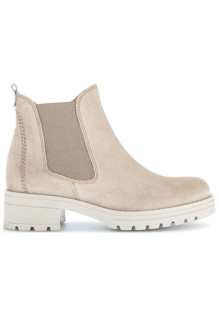 Gabor Stiefelette Veloursleder/Textil Kiesel