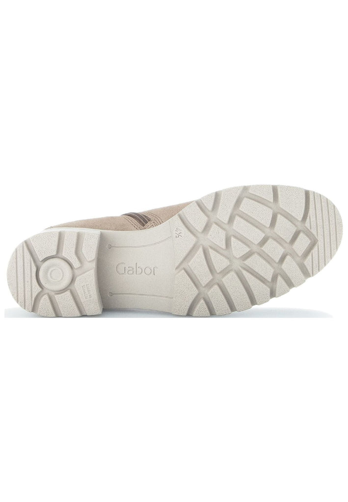 Gabor Stiefelette Veloursleder/Textil Kiesel