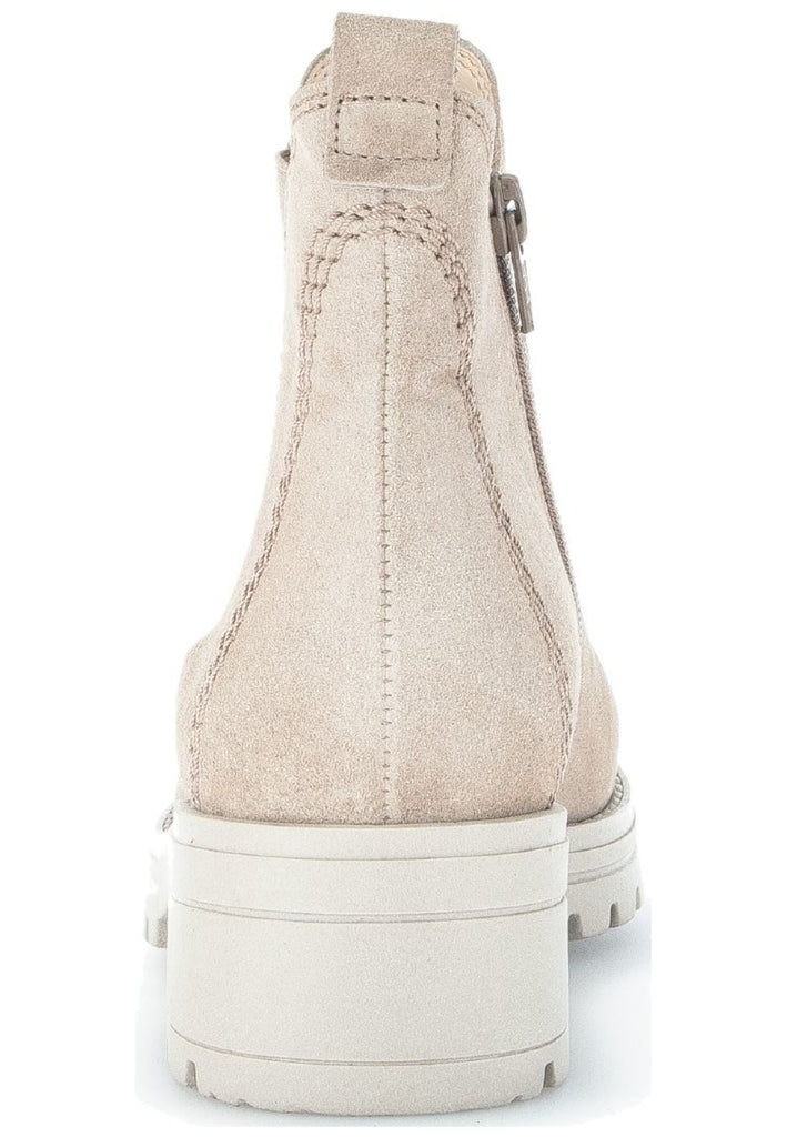 Gabor Stiefelette Veloursleder/Textil Kiesel