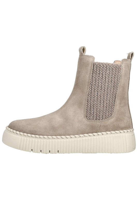 Gabor Stiefelette Veloursleder/Textil Kiesel