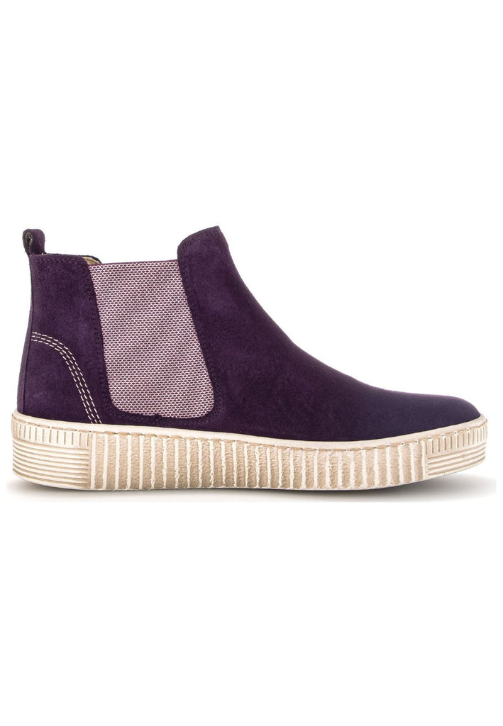 Gabor Stiefelette Veloursleder/Textil Lila