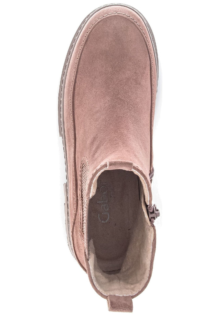 Gabor Stiefelette Veloursleder/Textil Rose