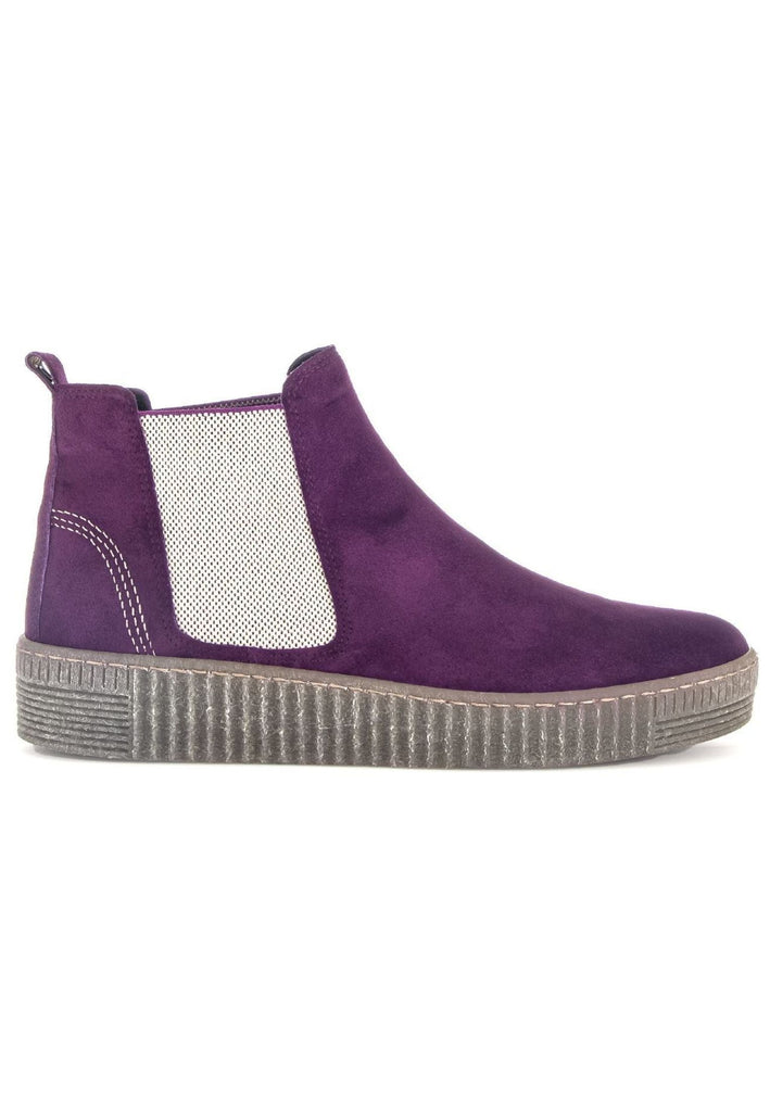 Gabor Stiefelette Veloursleder/Textil Violett