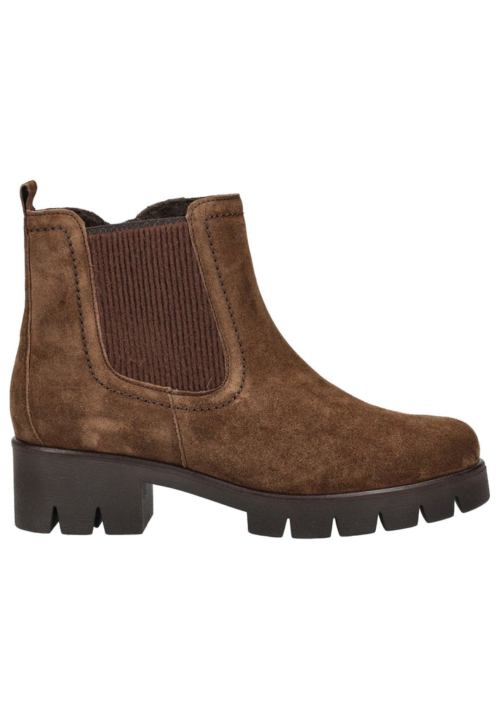 Gabor Stiefelette Veloursleder Whisky