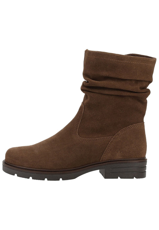 Gabor Stiefelette Veloursleder Whisky