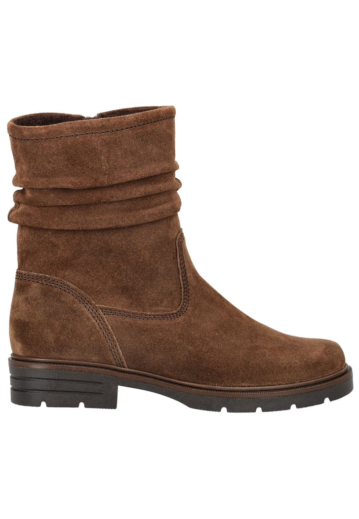 Gabor Stiefelette Veloursleder Whisky Warmfutter