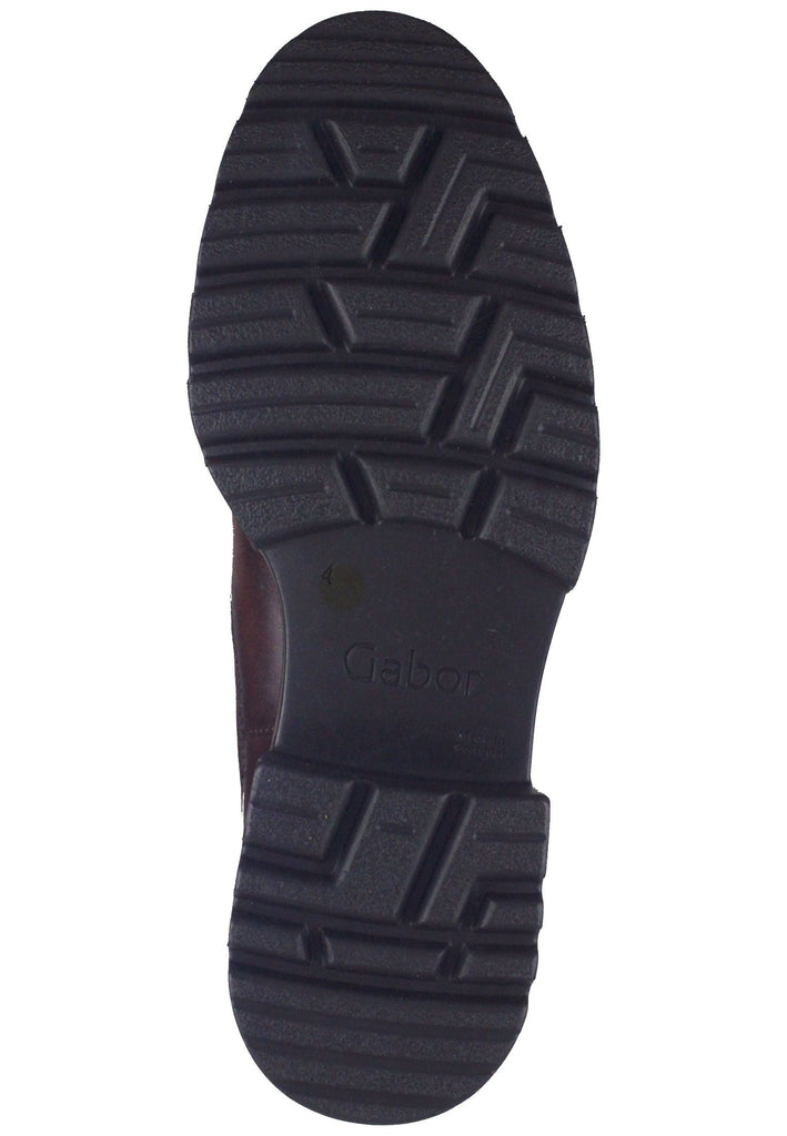 Stiefeletten Gabor Stiefelette Glattleder Dunkelbraun