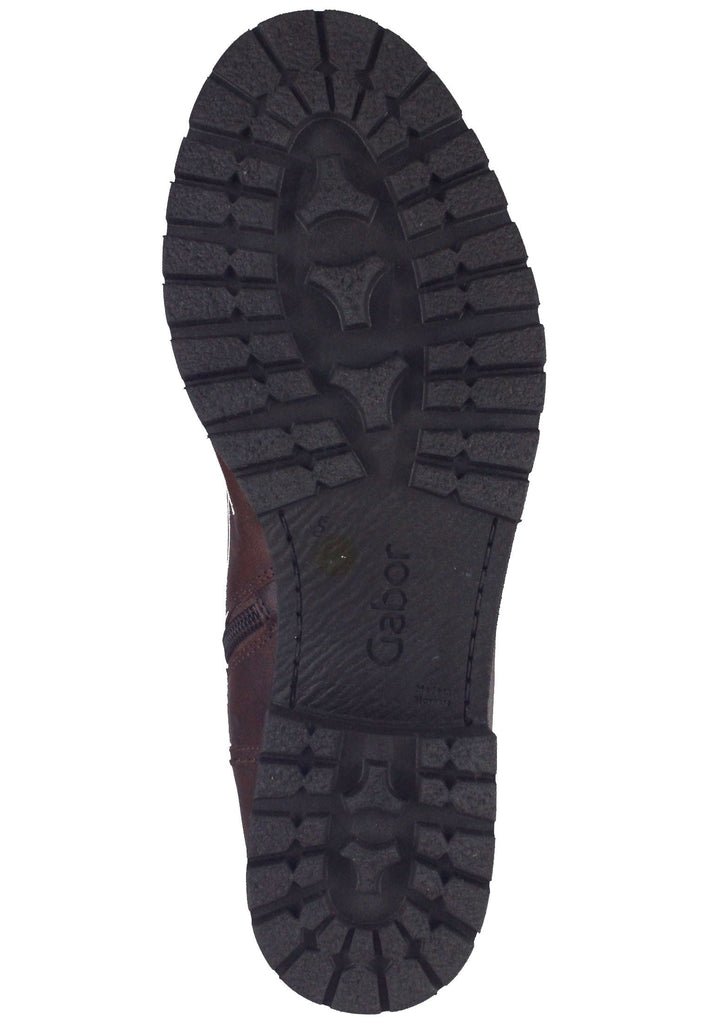 Stiefeletten Gabor Stiefelette Glattleder Dunkelbraun