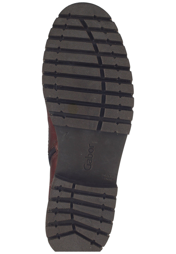 Stiefeletten Gabor Stiefelette Glattleder Dunkelbraun