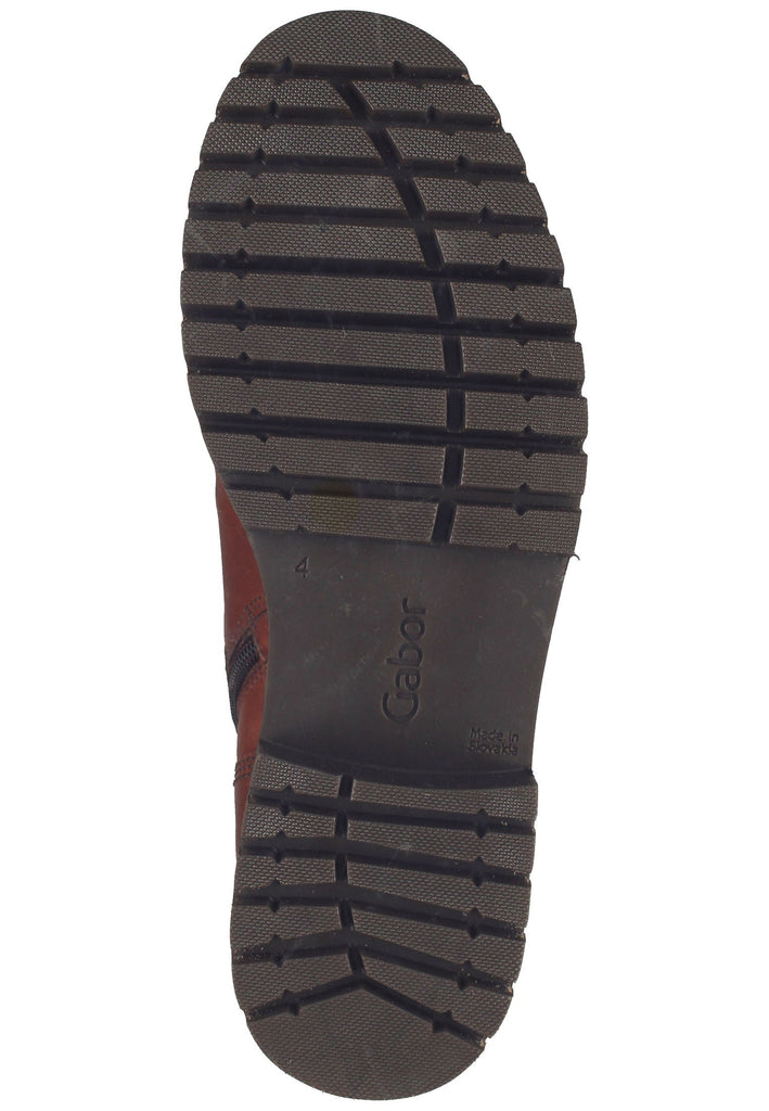 Stiefeletten Gabor Stiefelette Glattleder Dunkelbraun