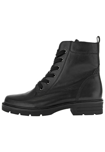 Stiefeletten Gabor Stiefelette Glattleder Schwarz