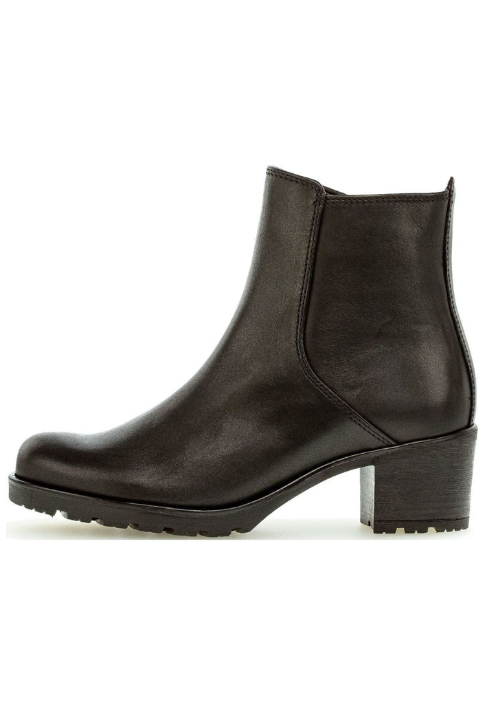 Stiefeletten Gabor Stiefelette Glattleder Schwarz