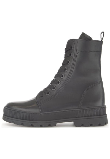 Stiefeletten Gabor Stiefelette Glattleder Schwarz