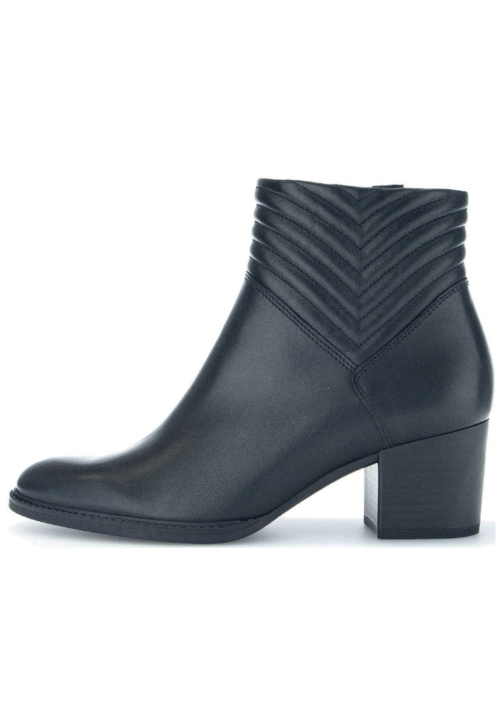 Stiefeletten Gabor Stiefelette Glattleder Schwarz